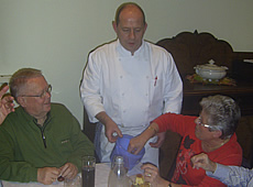 Los-Ziehung bei Rumpsteakabend